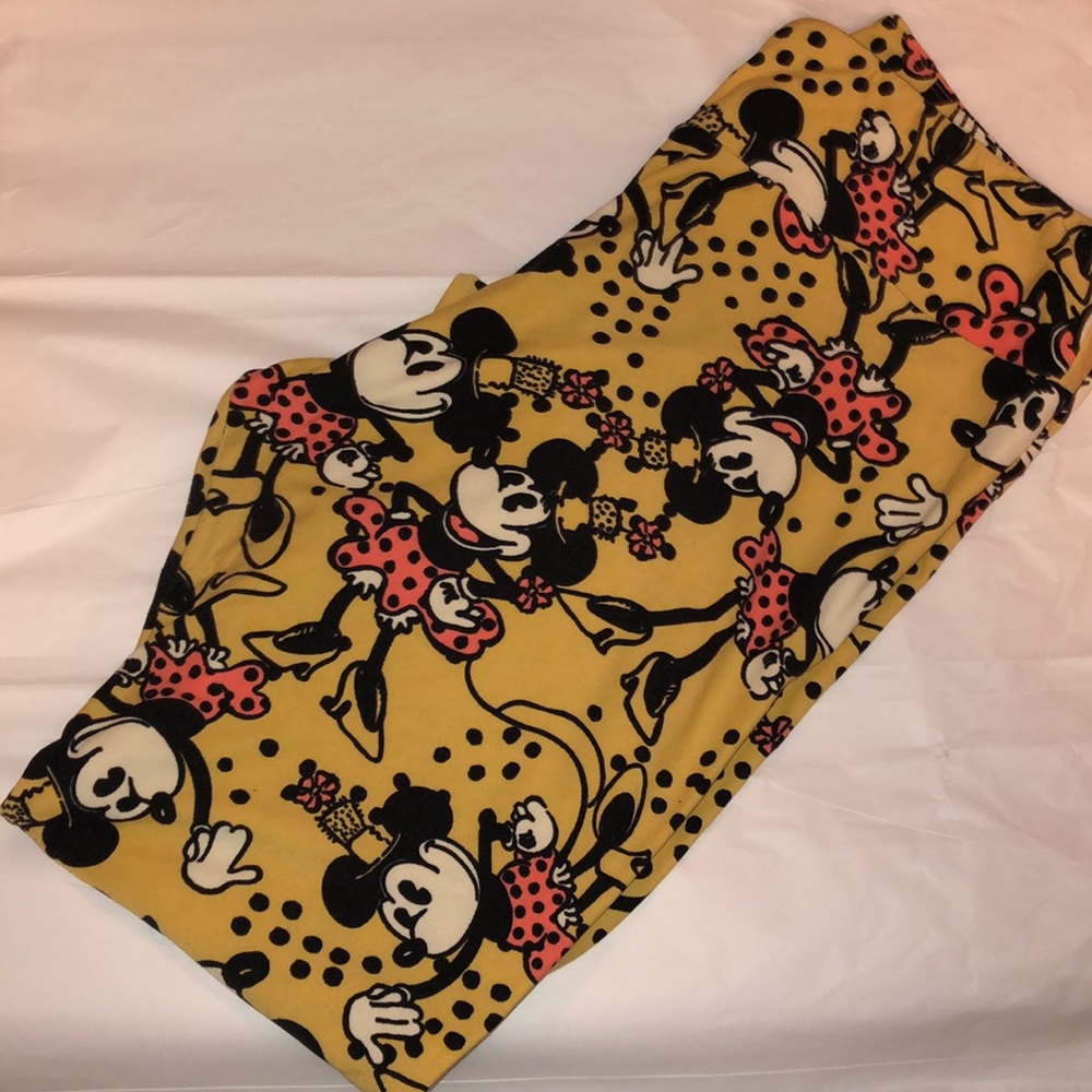 Luluroe vintage Minnie leggings TC ! READ BELOW !